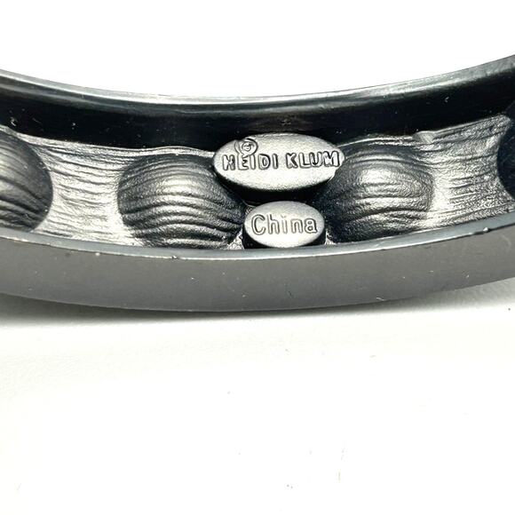 Wildlife by Heidi Klum Bracelet + Earring Set Punk Edgy Goth Signed Original Box - Picture 6 of 8